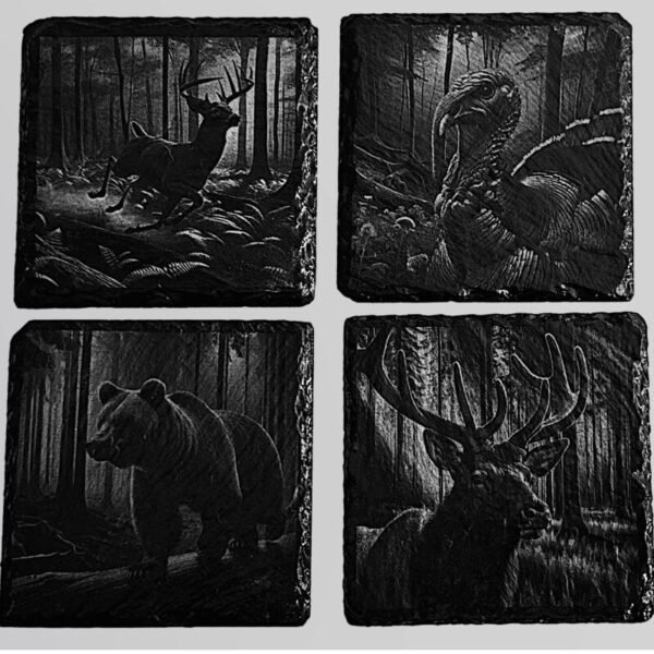 Black Slate Coasters